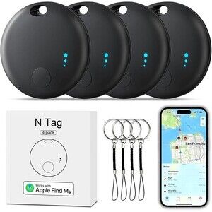 Tracker Tag 4 Packs Bluetooth Tracker, Smart Tag Locator Tracking Device